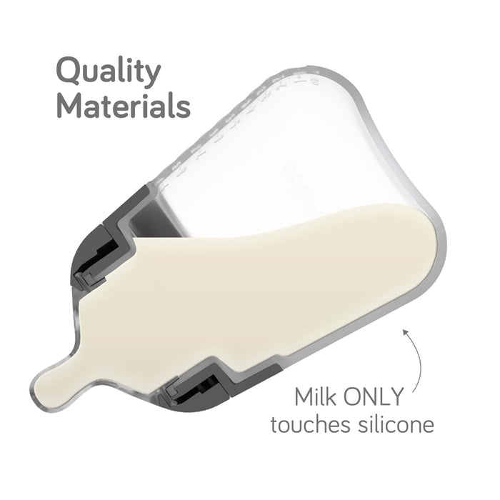 5oz Flexy Silicone Baby Bottle Baby Bottles Nanobébé