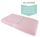 PLUSH CHANGING PAD COVER PINK