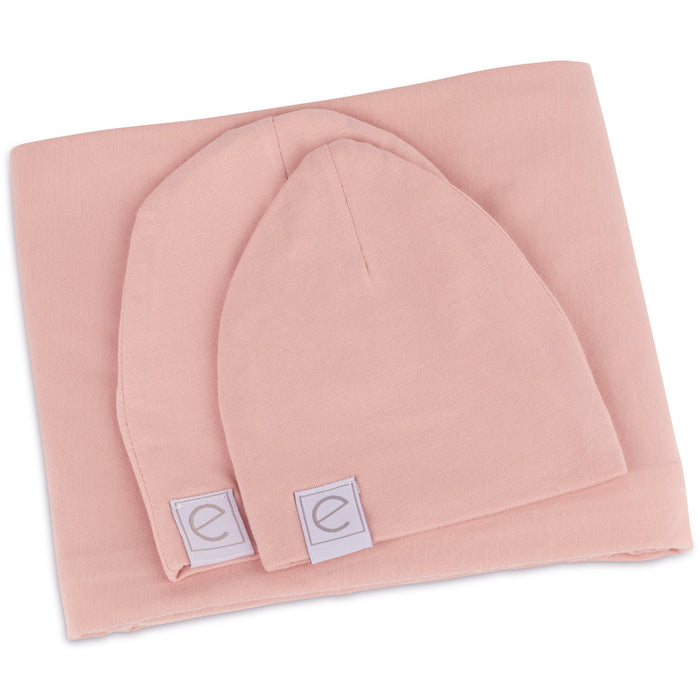 PINK SWADDLE & BEANIE GIFT SET