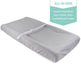 WATERPROOF PLUSH VELVET CHANGING PAD SOLID GREY ACCESORIES ELY`S & CO.
