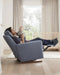 MONTE GRANO GLIDER RECLINER GREY ENVIROLEATHER