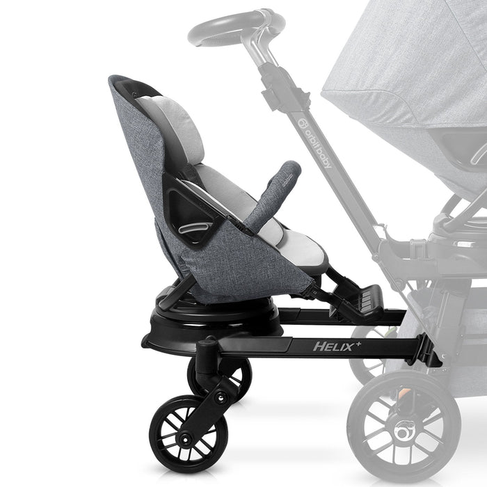 Helix+ with Stroller Seat Mélange Grey Black Helix Orbit Baby