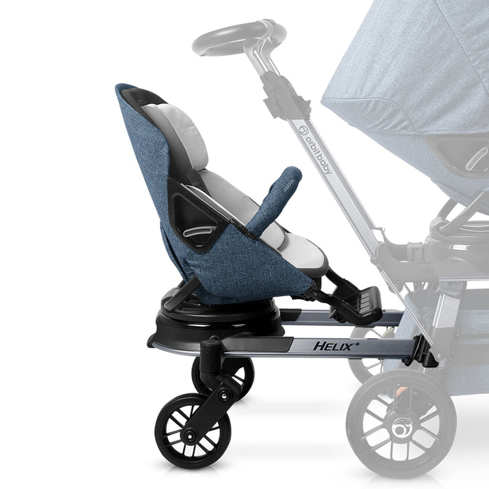 Helix+ with Stroller Seat Mélange Navy Titanium Helix Orbit Baby