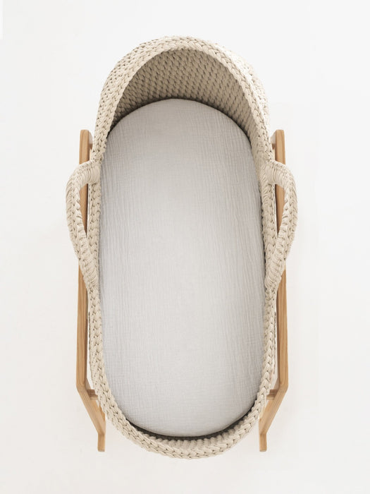 Standard Moses Basket with Round Hood Bassinets & Cradles Anzy Home