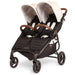 VALCO BABY DUO TREND DOUBLE STROLLER SPORT EDITION - 2025 . CLOUD BROWN STROLLERS VALCO BABY