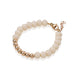 CRYSTAL DREAM IVORY AND GOLD BEAD BRACELET