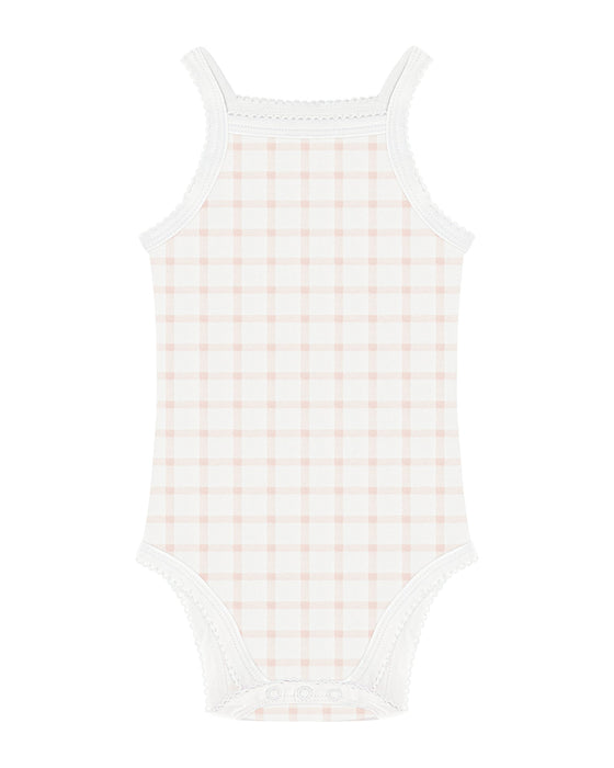 AIME CHILD GINGHAM SLEEVELESS UNDERSHIRTS PACK OF 3