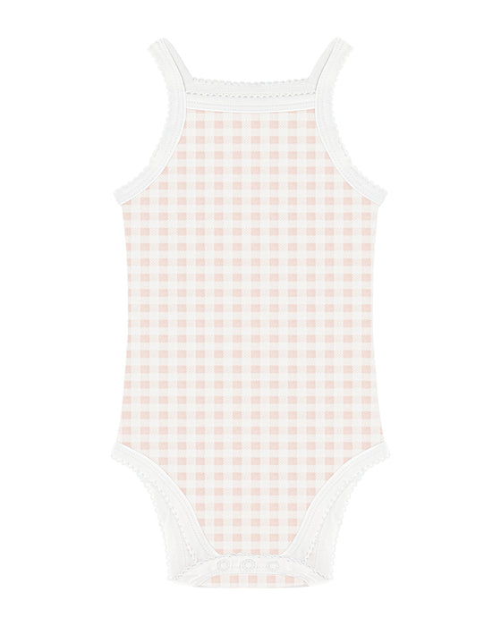 AIME CHILD GINGHAM SLEEVELESS UNDERSHIRTS PACK OF 3