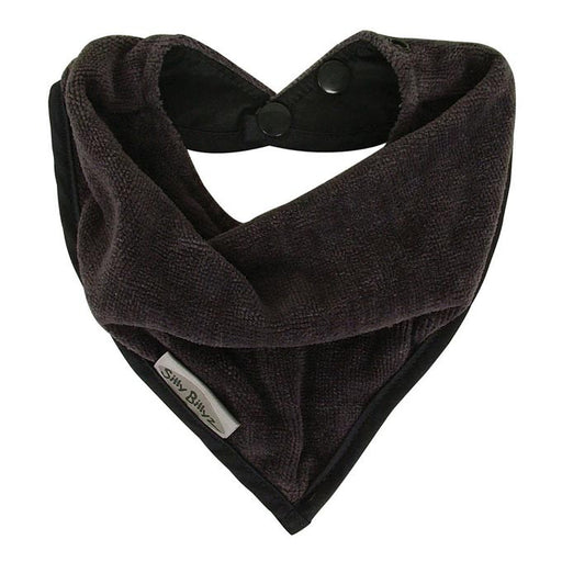 VELOUR BANDANA BIB GREY