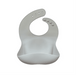 BABYLUXE BABY SILICONE BIBS WITH CRUMB CATCHER . LIGHT GREY BIBS BABYLUXE