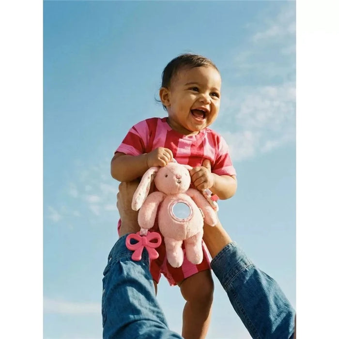 ITZY RITZY PINK BUNNY BITZY TRAVELER PLUSH TOY