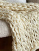 Chunky Knit Blanket in Ivory
