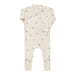 AURORA CLASSICS BABY FOOTIE JERSEY COTTON BUTTERFLY/ DRAGONFLY COLLECTION IVORY BLUE FOOTIE AURORA