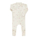 AURORA CLASSICS BABY FOOTIE JERSEY COTTON BUTTERFLY/ DRAGONFLY COLLECTION IVORY PINK FOOTIE AURORA