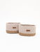 Diaper Caddy with Jute Accent Pearl One Diaper Organizers Anzy Home