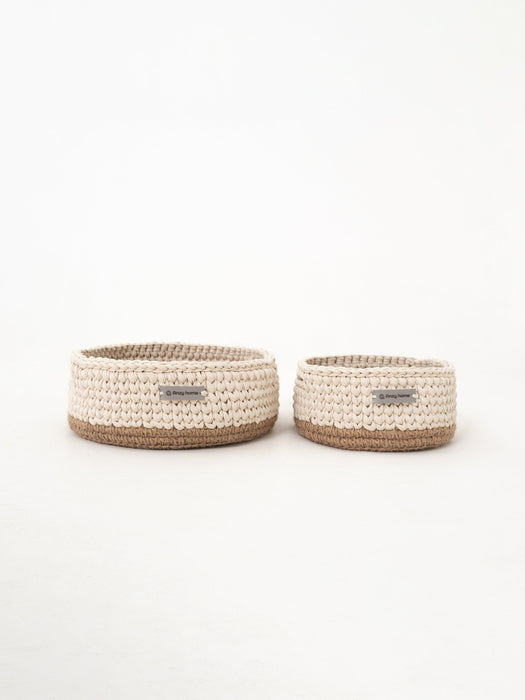 Basket Round with Jute Accent Storage & Organization Anzy Home