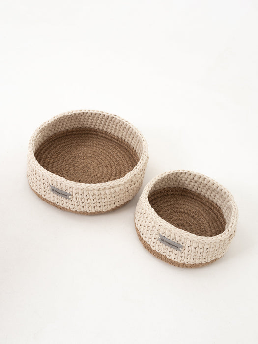 Basket Round with Jute Accent Storage & Organization Anzy Home