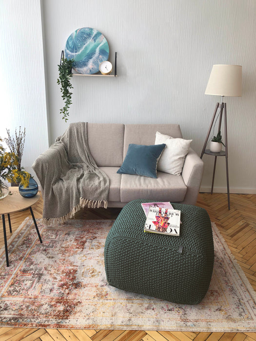 Pouf Square Pouf Anzy Home