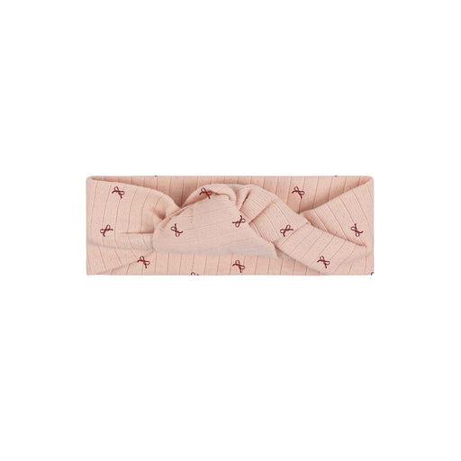 AURORA CLASSICS BABY GIRL SWEATBAND BOW PATTERN COLLECTION . PINK HEADBAND AURORA