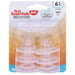 NUK GERBER FIRST ESSENTIALS SILICONE NIPPLES - 6PACK ONE SIZE 6M+ FEEDING FIRST ESSENTIALS