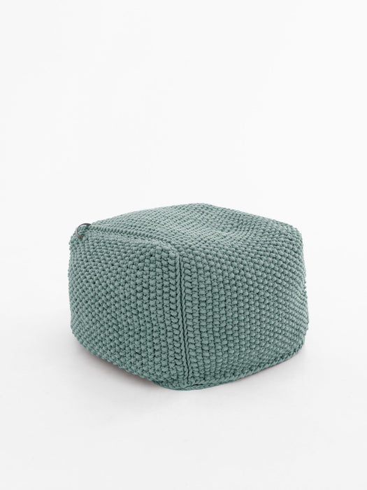 Pouf Square Recycled Laurel Pouf Anzy Home