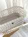 Hanging Macrame Baby Bassinet Bassinets & Cradles Anzy Home