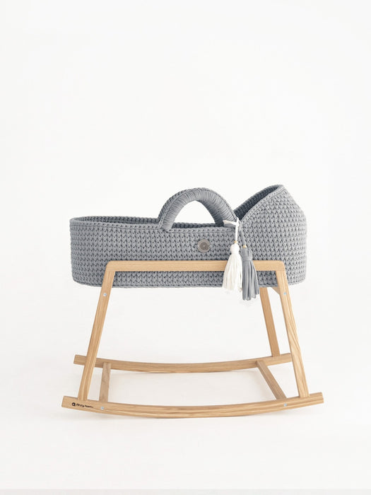 Standard Moses Basket with Round Hood Bassinets & Cradles Anzy Home