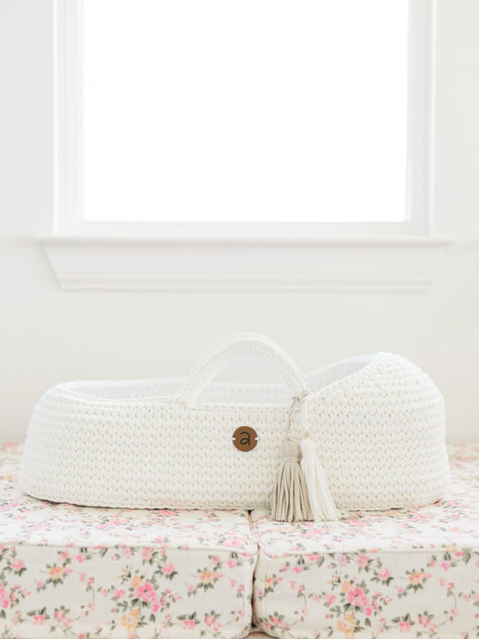 Standard Moses Basket with Round Hood Bassinets & Cradles Anzy Home