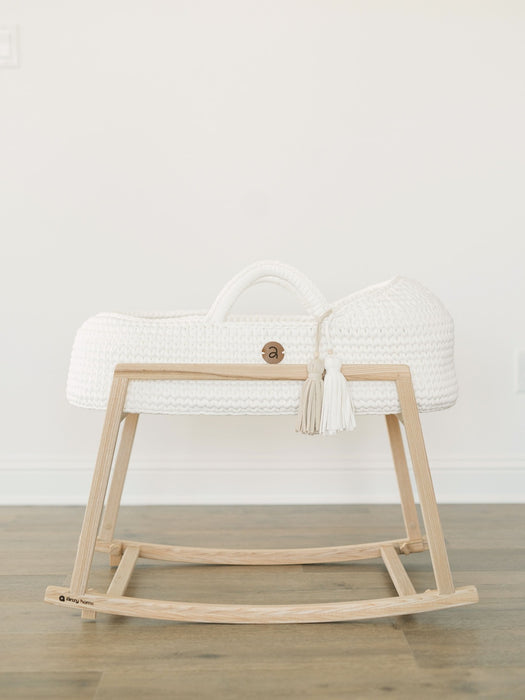 Standard Moses Basket with Round Hood Bassinets & Cradles Anzy Home