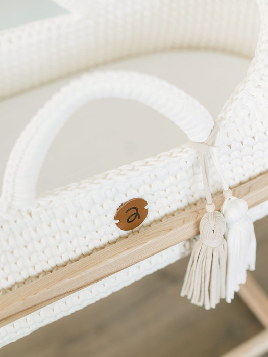 Standard Moses Basket with Round Hood Bassinets & Cradles Anzy Home