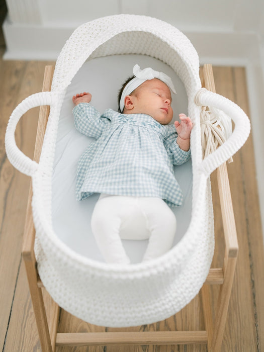 Standard Moses Basket with Round Hood Bassinets & Cradles Anzy Home