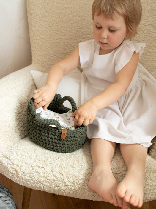 Mini Doll Moses Basket w/Rocking Stand Dolls, Playsets & Toy Figures Anzy Home