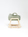 Mini Doll Moses Basket w/Rocking Stand Sage green Dolls, Playsets & Toy Figures Anzy Home