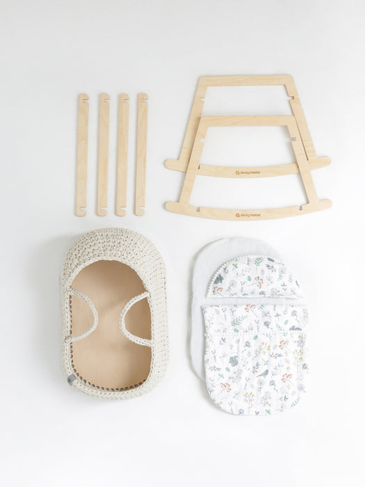 Doll Moses Basket w/Rocking Stand Dolls, Playsets & Toy Figures Anzy Home