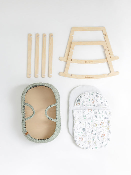 Doll Moses Basket w/Rocking Stand Dolls, Playsets & Toy Figures Anzy Home