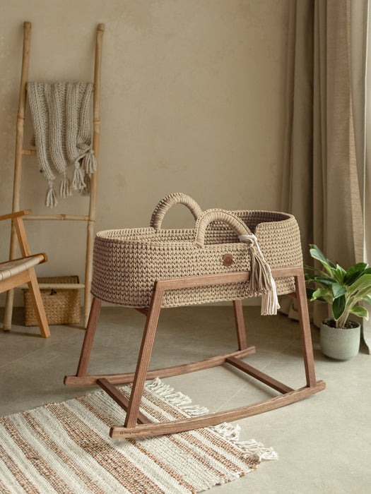 XL Moses Basket with Straight Hood Bassinets & Cradles Anzy Home