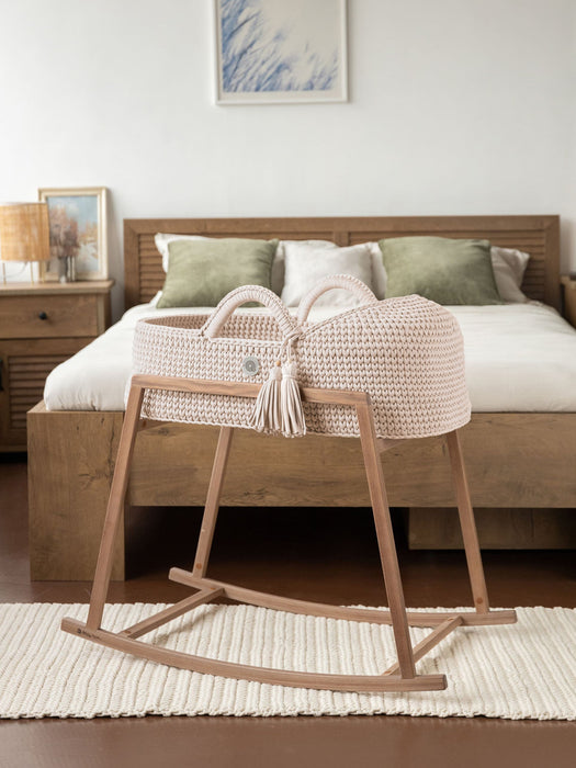 XL Moses Basket with Round Hood Bassinets & Cradles Anzy Home