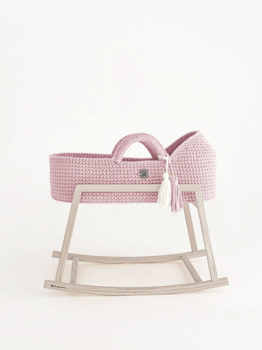 Standard Moses Basket with Round Hood Bassinets & Cradles Anzy Home