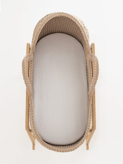 Standard Moses Basket with Round Hood Bassinets & Cradles Anzy Home