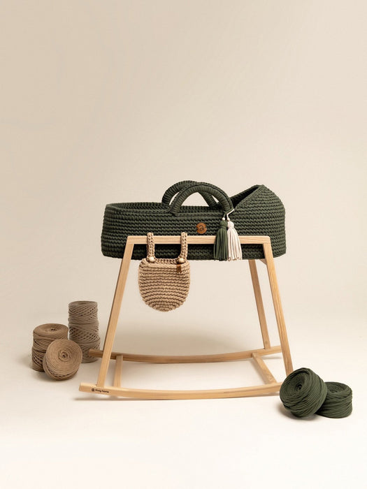 Standard Moses Basket with Round Hood Bassinets & Cradles Anzy Home