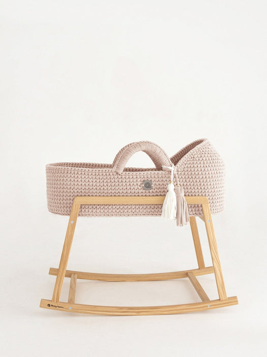 Standard Moses Basket with Round Hood Bassinets & Cradles Anzy Home