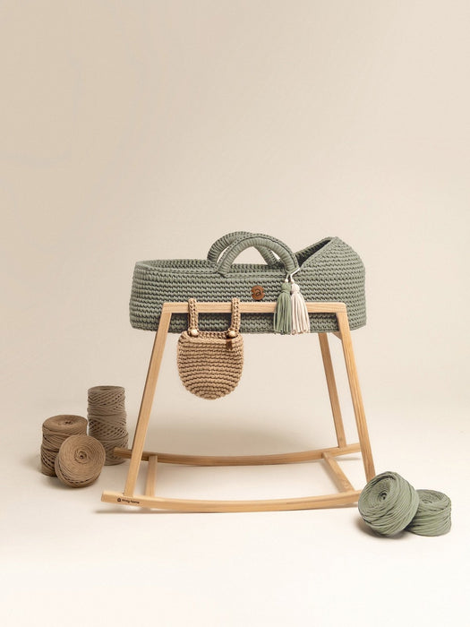 Standard Moses Basket with Round Hood Bassinets & Cradles Anzy Home