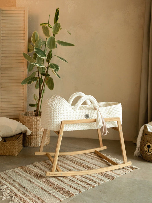 Standard Moses Basket with Round Hood Bassinets & Cradles Anzy Home