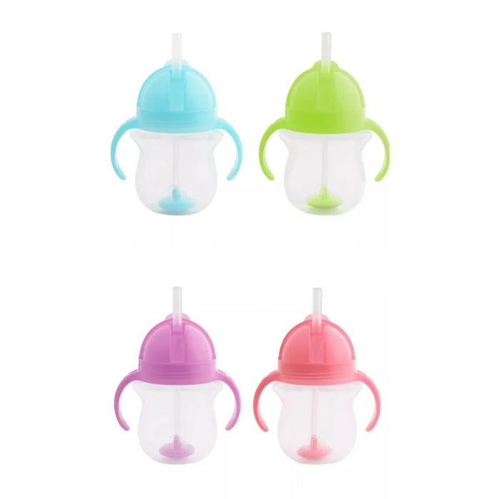 MUNCHKIN CLICK LOCK WEIGHTED STRAW FLEXI CUP, 7 OZ. COLORS MAY VARY SIPPY CUP MUNCHKIN