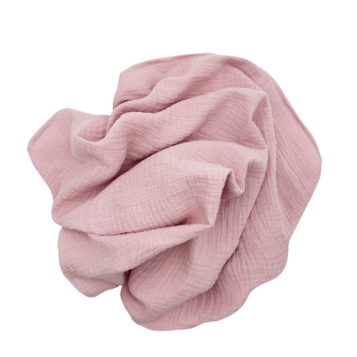 MUSLIN SQUARE DE LUX BLUSH PINK