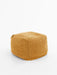 Pouf Square Recycled Mustard cord Pouf Anzy Home