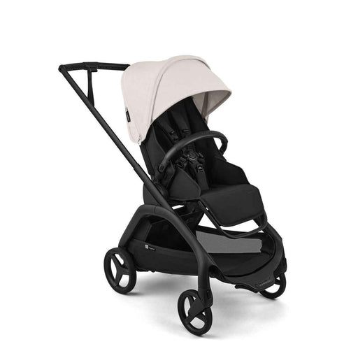 BUGABOO DRAGONFLY PLUS SEAT COMPLETE STROLLER . BLACK MISTY WHITE FULL-SIZE STROLLER BUGABOO
