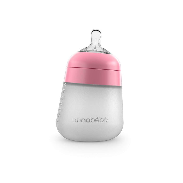 9oz Flexy Silicone Baby Bottle Baby Bottles Nanobébé