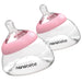 Breastmilk Baby Bottle 2-Pack Pink Baby Bottles Nanobébé