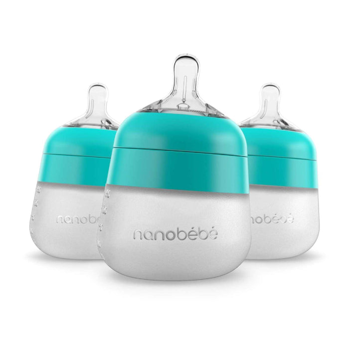 5oz Flexy Silicone Baby Bottle Baby Bottles Nanobébé